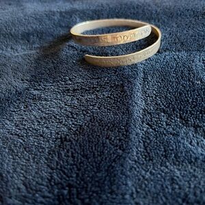 Hadaya Silver Engraved Wrap Cuff Bracelet